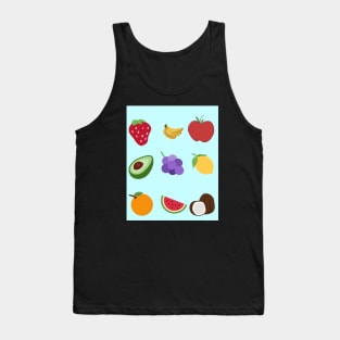 Variety Of Fruits For Healthy Living Tank Top